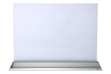 לוח דו צדדי מחיק  זכוכית לבנה 60*46 Bclear