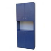 כוננית 4 דלתות מדף אמצעי פתוח 210X80X40