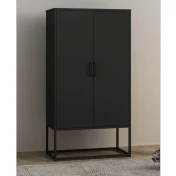 ארונית אחסון שחורה בעיצוב מינמליסטי שחור NOIR