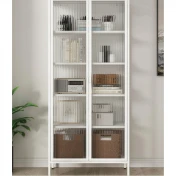 ויטרינה מתכת לבנה בעיצוב מודרני VITRA