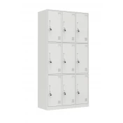 ארון לוקר מתכת עם 9 תאים