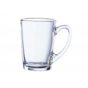 כוס זכוכית עם ידית לשתיה חמה 1/6