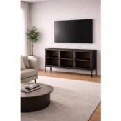 מזנון מתכת בעיצוב מודרני שחור ESSENCE