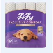 נייר טואלט 32 גלילים לילי רך במיוחד