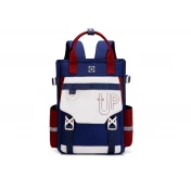 תיק גב / יד CILLA כחול ובורדו