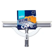 מגב חד להב סיליקון + תופסן  43 ס