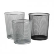 פח אשפה רשת מתכת צבעוני