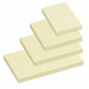 מזכרית דביקה קטנה צהוב 1/12 גלובל