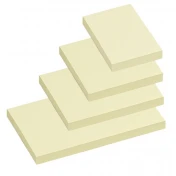 מזכרית דביקה קטנה צהוב 1/12 גלובל