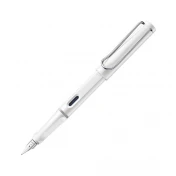 עט נובע LAMY לבן ספארי safari white ציפורן F 