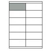 מדבקות לייזר גלילון בלבד46*105 200 דף 12