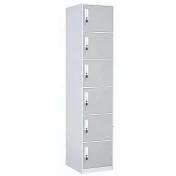 ארון לוקר מתכת עם 6 תאים
