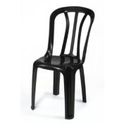 כסא פלסטיק שחור