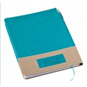 יומן שבועי כריכה קשה 17*24 ירוק