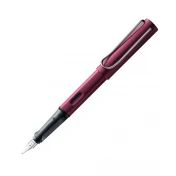 עט נובע LAMY מאלומיניום בצבע סגול כהה Black purple עובי הציפורן M
