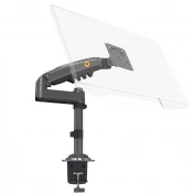 זרוע שולחנית דו מפרקית ארגונומית למסך מחשב עד 30″