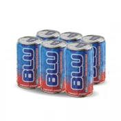 שישית פחיות משקה  BLU בלו אנרגיה 150 מ