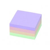 מזכרית דביקה 76*76 פסטל