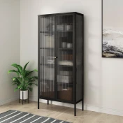 ויטרינה מעוצבת שחורה דגם ויטרה-VITRA 