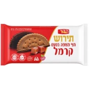 ביסקוויט חצי מצופה תירוש קרמל הדר 175 גר'