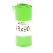 שקיות אשפה 75X90 ירוקות מחוזקות 1/25