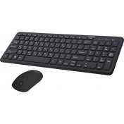 סט עכבר ומקלדת אלחוטיים 3M1 SIGMA שחור