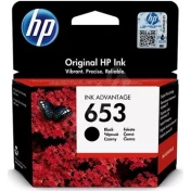 ראש דיו HP 653 מקורי שחור