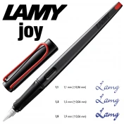 עט נובע LAMY קליגרפי אלומיניום בצבע שחור Joy Black עובי הציפורן 1.5
