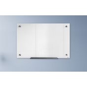 לוח מחיק מגנטי 100*150 זכוכית לבנה Bclear