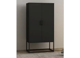 ארונית אחסון שחורה בעיצוב מינמליסטי שחור NOIR