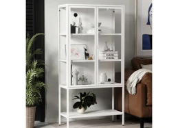 ויטרינת מתכת לבנה בעיצוב מודרני PALERMO