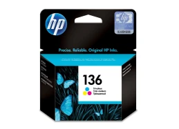 ראש דיו HP 136 מקורי צבעוני