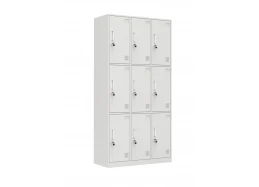 ארון לוקר מתכת עם 9 תאים