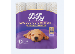 נייר טואלט 32 גלילים לילי רך במיוחד