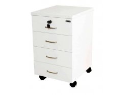 ארגז 4 מגירות+מנעול+ נייד ג 58.5 ר 41.5 ע 43