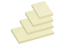 מזכרית דביקה קטנה צהוב 1/12 גלובל