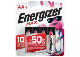 סט 4 סוללות AA אנרג'ייזר