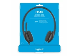 אוזניות +מיקרופון לוג'יטק H340 USB אוזניות +מיקרופון לוג'יטק H340 USB