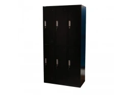ארון לוקר מתכת עם 6 תאים