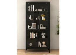 ויטרינה מעוצבת שחורה  LUCIEN 