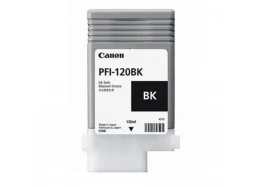 דיו לפלוטר PFI-120BK  CANON שחור 130 מ