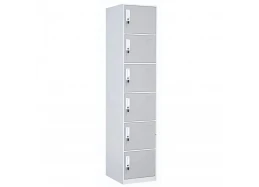 ארון לוקר מתכת עם 6 תאים