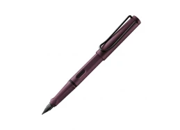 עט נובע LAMY בצבע סגול חציל safari scarlet עובי ציפורן B