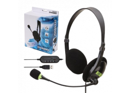 אוזניות קשת +מיקרופון חיבור USB SY440MV