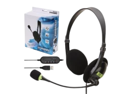 אוזניות קשת +מיקרופון חיבור USB SY440MV אוזניות קשת +מיקרופון חיבור USB SY440MV