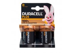זוג סוללות D מתוצרת DURACELL  אלקליין 