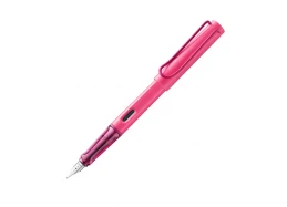 עט נובע LAMY בצבע ורוד ניאון safari Neon Pink עובי ציפרון F