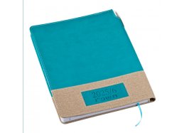 יומן שבועי כריכה קשה 17*24 ירוק