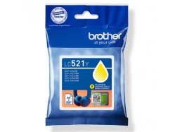 ראש דיו מקורי ברדר LC 521Y  צהוב 100 דף