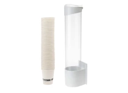 מתקן כוסות פלסטיק לכוסות צרות וגבוהות